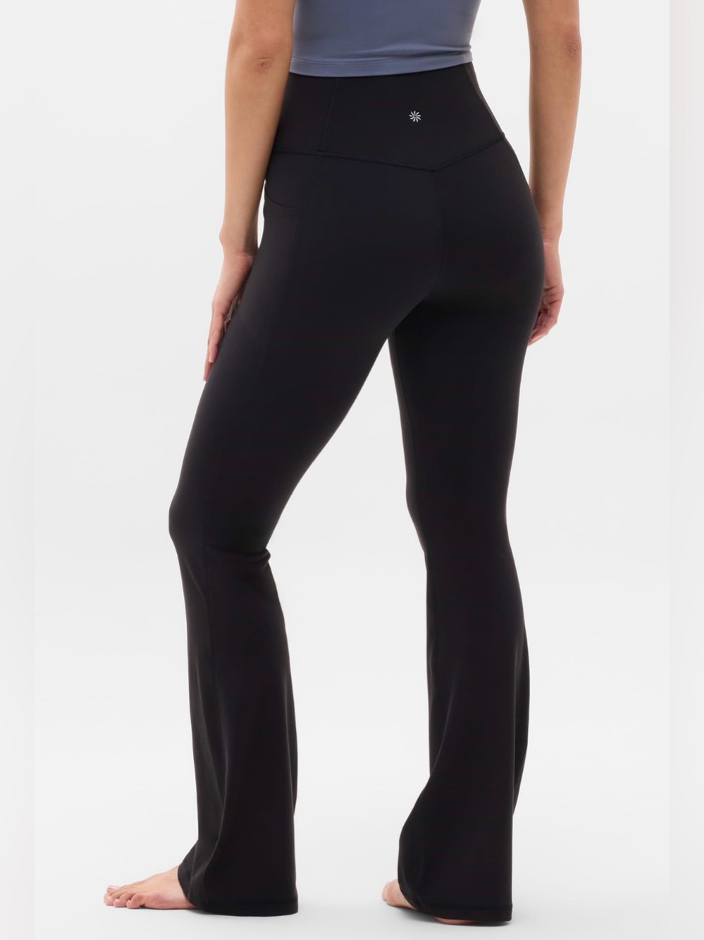Athleta Salutation Stash Flare Pocket Pant size XXS  Black #465607 NWT